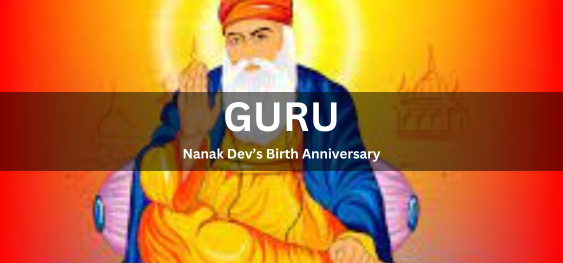 Guru Nanak Dev’s Birth Anniversary (गुरु नानक देव की जयंती)